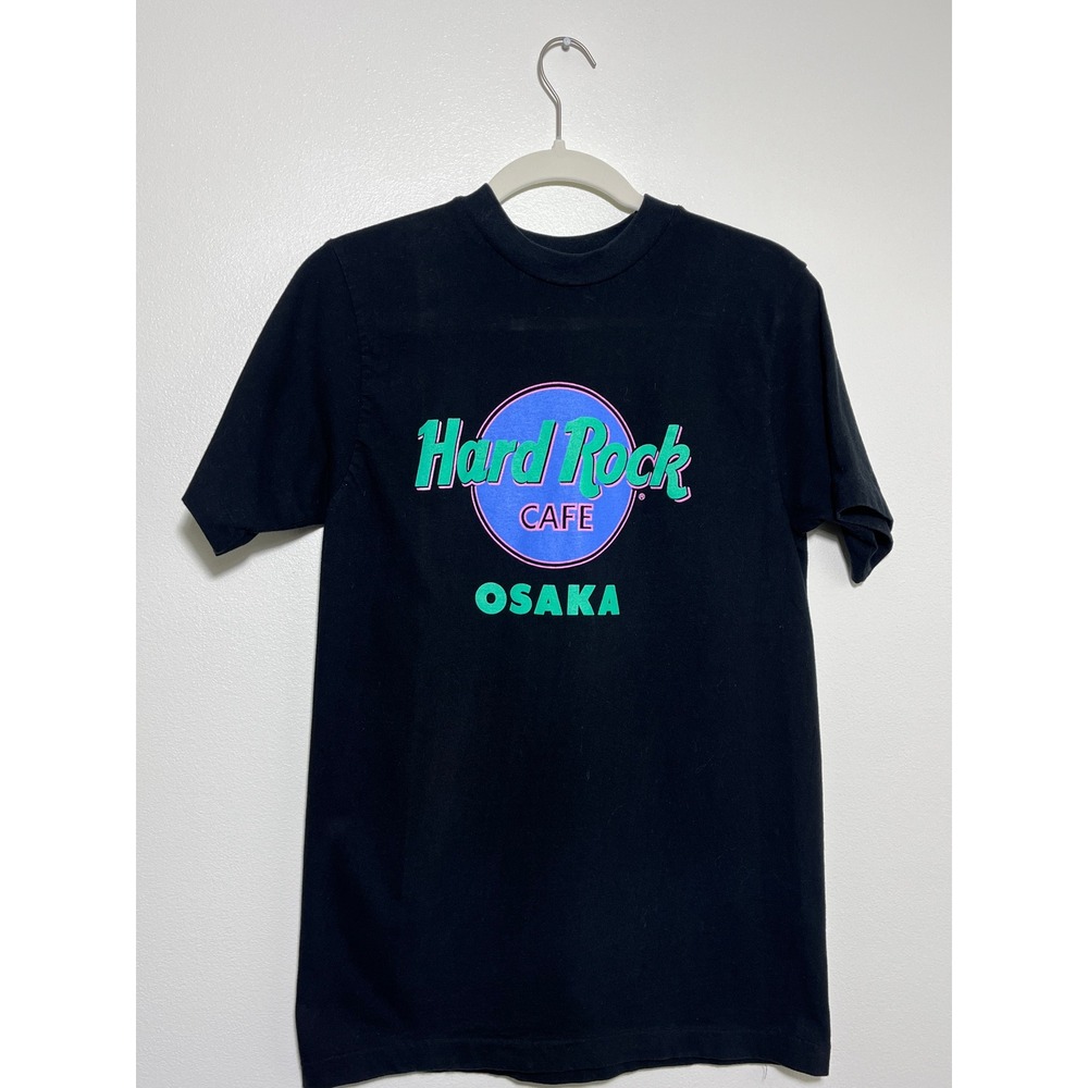 90s‎ Black dad tee hardrock osaka